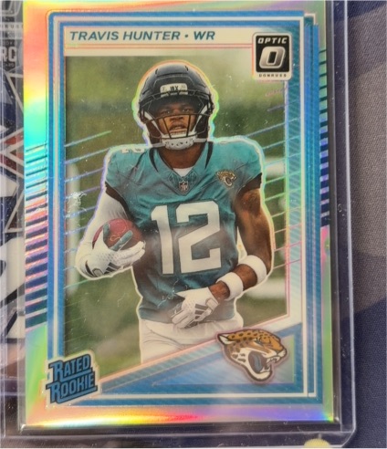 2025 Panini Donruss Optic #301 Travis Hunter Rated Rookie — front