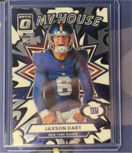 2025 Donruss Optic #2 Jaxson Dart My House — front