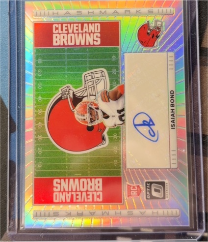 2025 Panini Donruss Optic Hashmarks #HM-IB Isaiah Bond — front