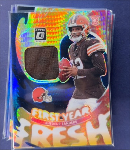 2025 Donruss Optic #FYFBH-SSS Shedeur Sanders — front