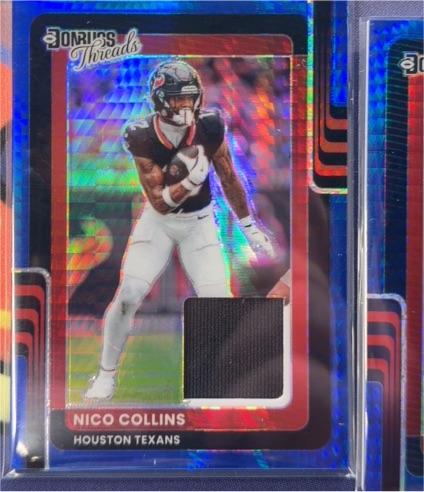 2025 Panini Donruss Optic Threads #DTBH-NCS Nico Collins — front
