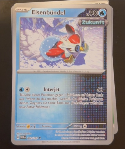 2024 Pokémon SV06 Twilight Masquerade #062 Eisenbündel — front