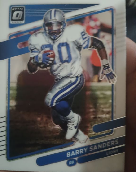 2021 Panini Donruss Optic #87 Barry Sanders — front