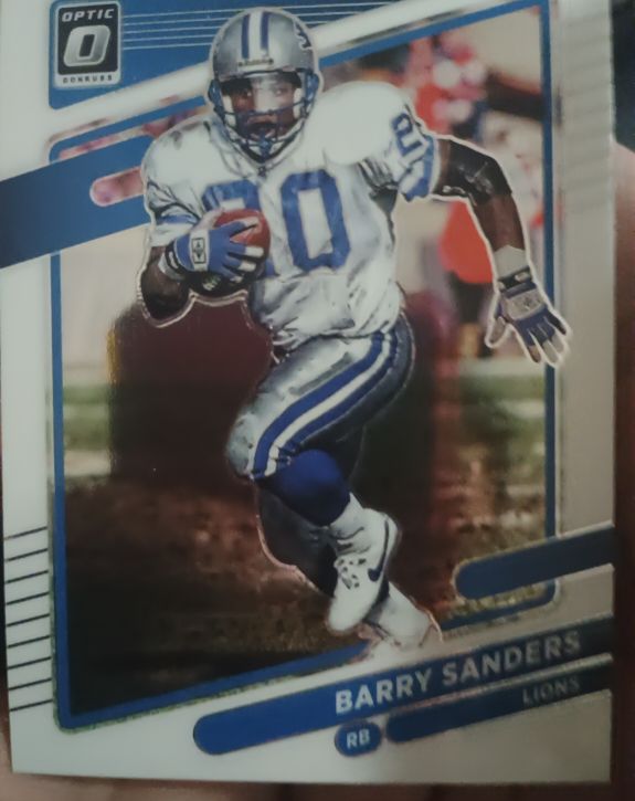 2021 Panini Donruss Optic #87 Barry Sanders — front