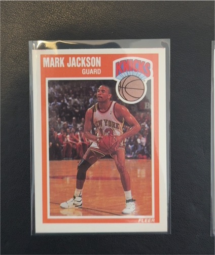 1989-90 Fleer #101 Mark Jackson — front