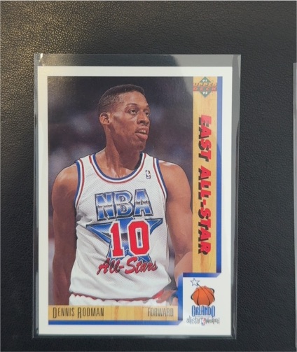 1991-92 Upper Deck #457 Dennis Rodman East All-Star Orlando Magic — front