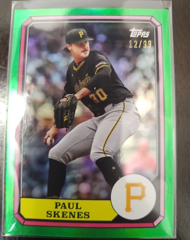 2025 Topps Archives 1987 Boardwalk and Baseball #87BB-22 Paul Skenes — front