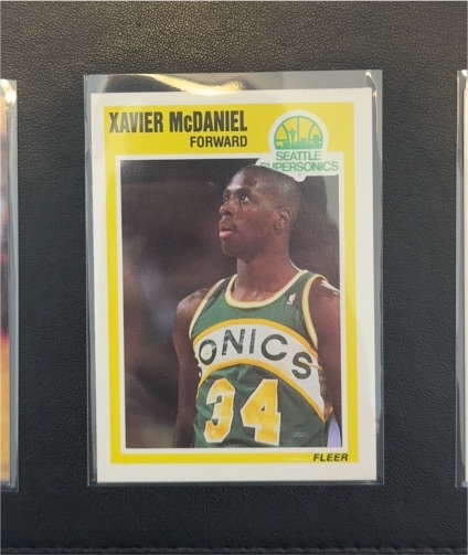1989 Fleer #148 Xavier McDaniel — front