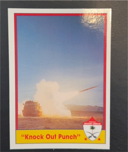 1991 Pacific Operation Desert Shield #45 Knock Out Punch — front