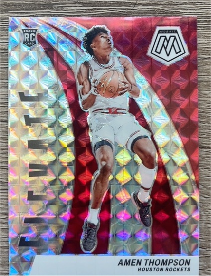 2023-24 Panini Mosaic Elevate #13 Amen Thompson — front