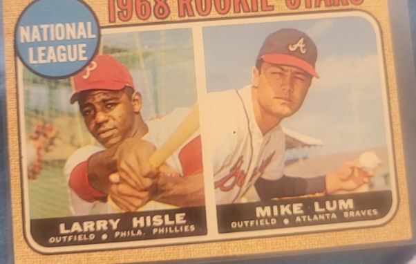 1968 Topps #579 Larry Hisle / Mike Lum Rookie Stars — front
