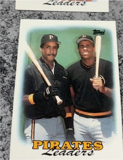 1988 Topps #231 Barry Bonds & Bobby Bonilla — front