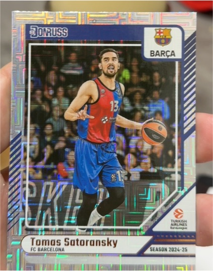 2024-25 Donruss EuroLeague #3 Tomas Satoransky — front