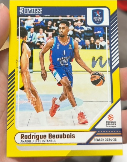 2024-25 Donruss EuroLeague #24 Rodrigue Beaubois — front