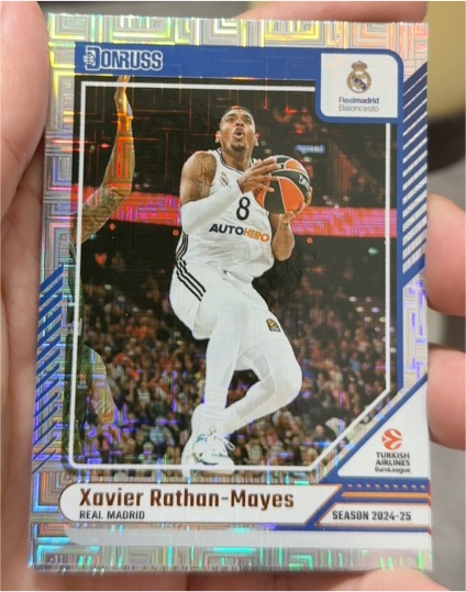 2024-25 Donruss EuroLeague #45 Xavier Rathan-Mayes — front
