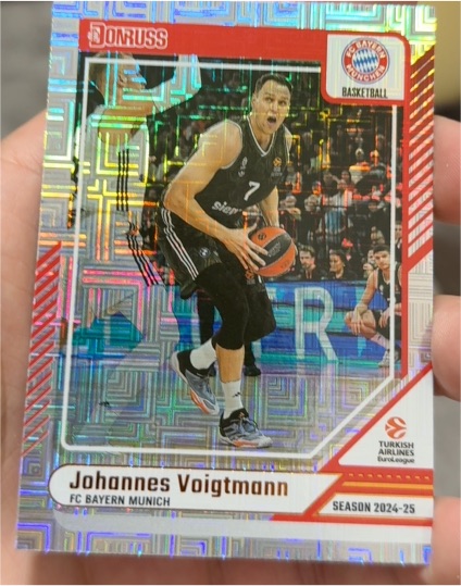 2024-25 Donruss EuroLeague #87 Johannes Voigtmann — front