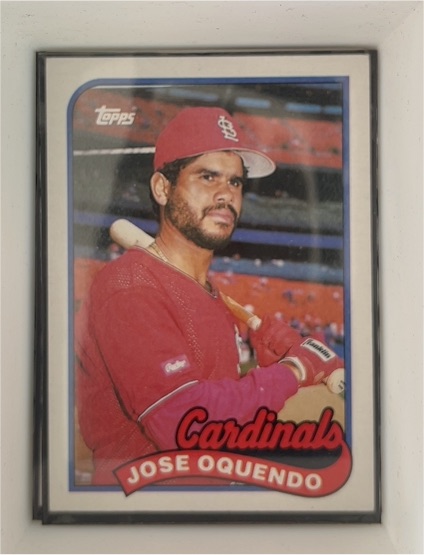 1989 Topps #442 Jose Oquendo — front