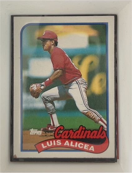 1989 Topps #588 Luis Alicea — front