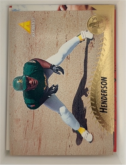1995 Pinnacle #201 Rickey Henderson — front