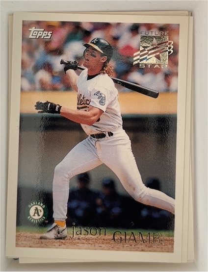 1996 Topps #210 Jason Giambi — front
