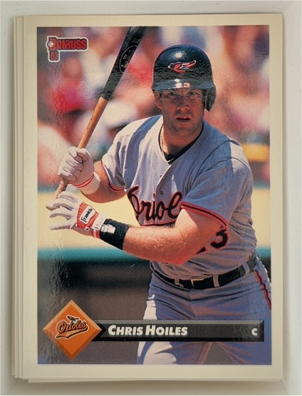 1993 Donruss #323 Chris Hoiles — front