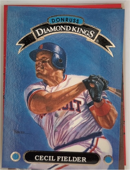 1992 Donruss Diamond Kings #DK-15 Cecil Fielder — front