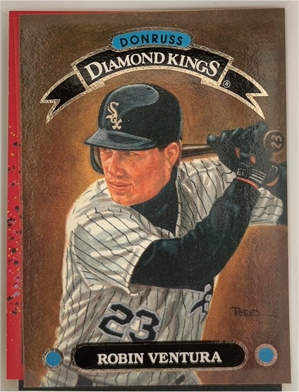 1993 Donruss Diamond Kings #DK-10 Robin Ventura — front