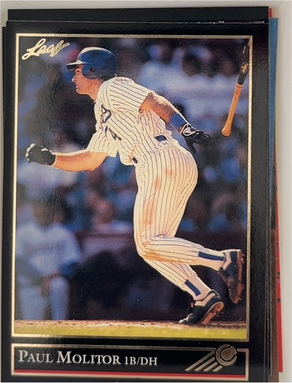 1992 Leaf Black Gold #238 Paul Molitor — front