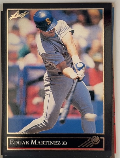 1992 Leaf #197 Edgar Martinez — front