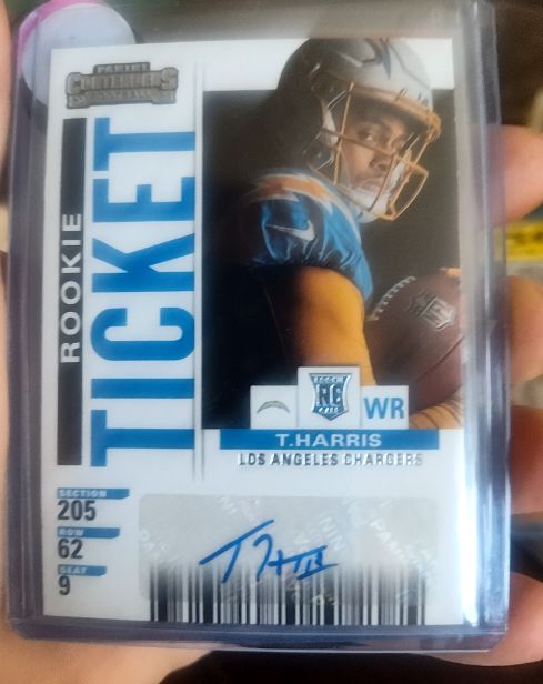 2025 Panini Select #30 Tre Harris Contenders Rookie Ticket — front