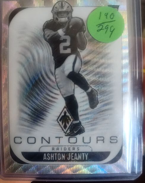2025 Panini Phoenix Contours #17 Ashton Jeanty — front