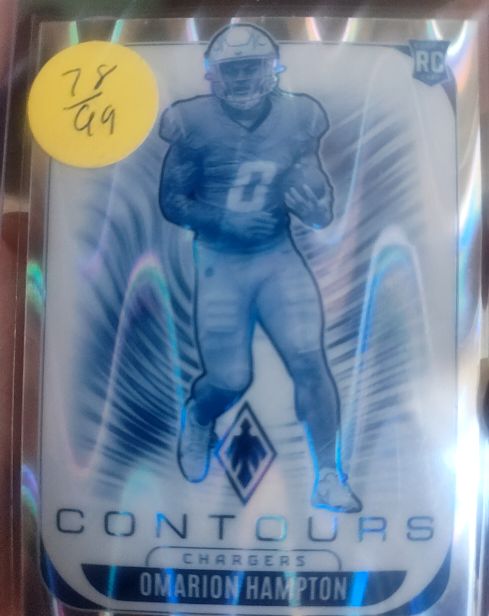 2025 Panini Phoenix #18 Omarion Hampton Contours Rookie — front