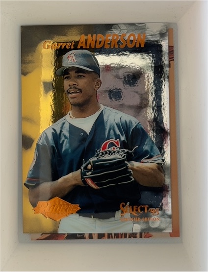 1995 Select Certified #135 Garret Anderson — front