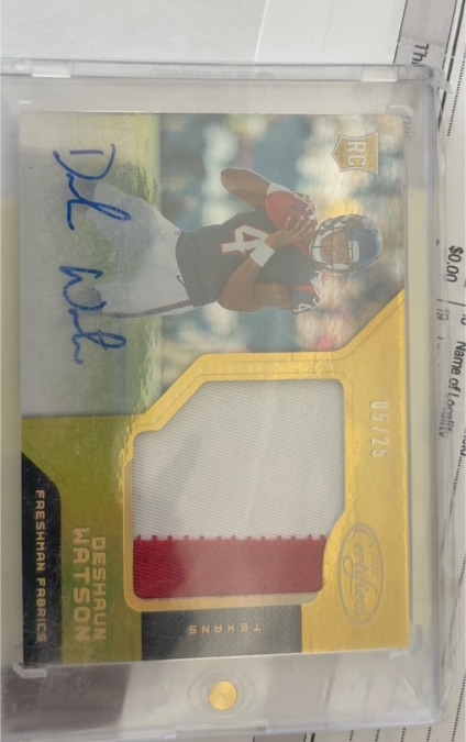2017 Panini Certified #208 Deshaun Watson — front