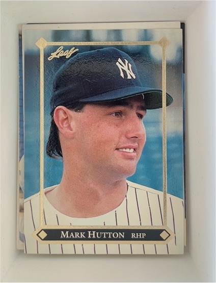 1992 Leaf Gold Rookies #BC-6 Mark Hutton — front