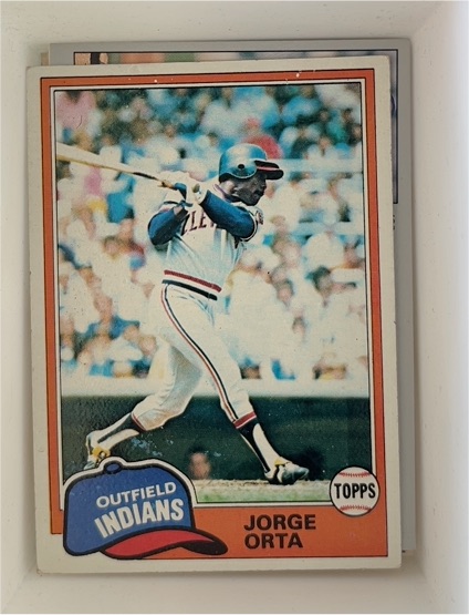 1981 Topps #222 Jorge Orta — front