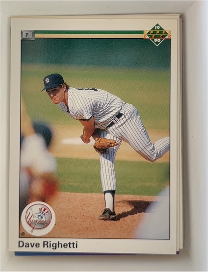 1990 Upper Deck #479 Dave Righetti — front