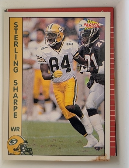 1992 Pacific #104 Sterling Sharpe Green Bay Packers — front