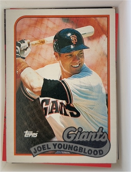 1989 Topps #304 Joel Youngblood — front