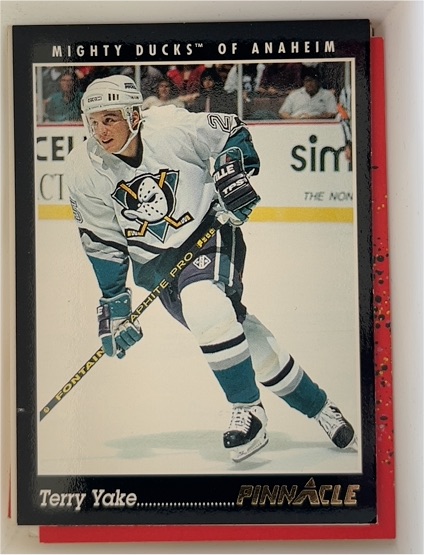 1993-94 Pinnacle #340 Terry Yake — front