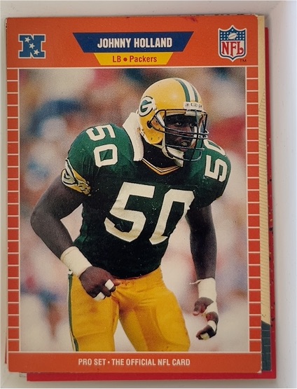 1989 Pro Set #137 Johnny Holland — front