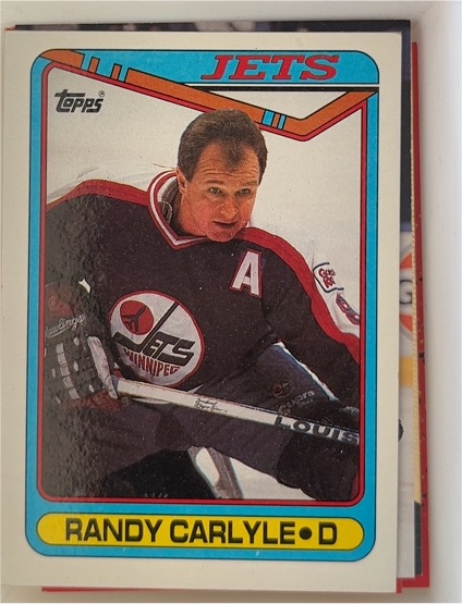 1990-91 Topps #51 Randy Carlyle — front