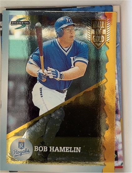 1995 Score Hall of Gold #HG107 Bob Hamelin — front