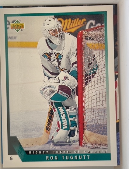 1993-94 Upper Deck #426 Ron Tugnutt Anaheim Mighty Ducks — front