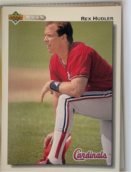 1992 Upper Deck #670 Rex Hudler — front