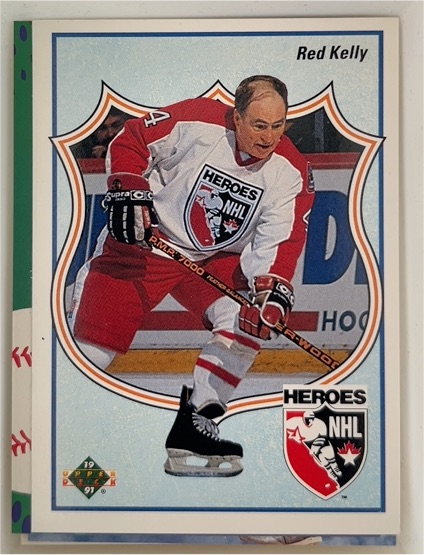 1990-91 Upper Deck #502 Red Kelly — front