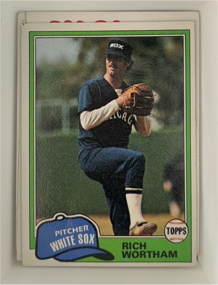 1981 Topps #107 Rich Wortham — front