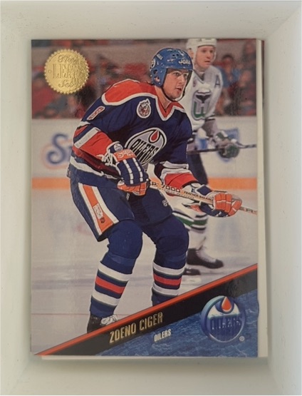 1993-94 Leaf #197 Zdeno Ciger — front