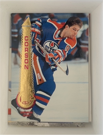 1994-95 Pinnacle #42 Shayne Corson — front