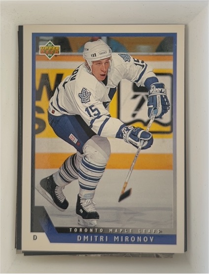 1993-94 Upper Deck #513 Dmitri Mironov — front